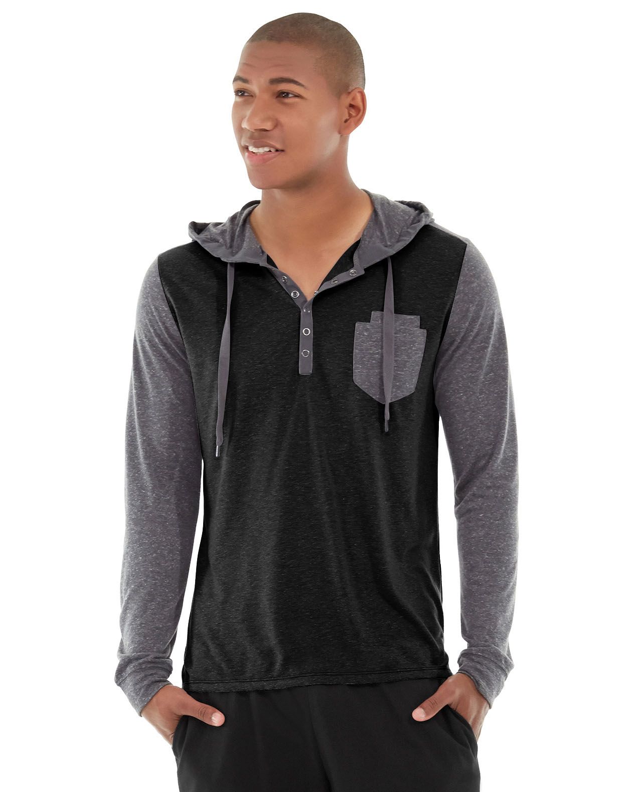 Chaz Kangeroo Hoodie-XS-Black