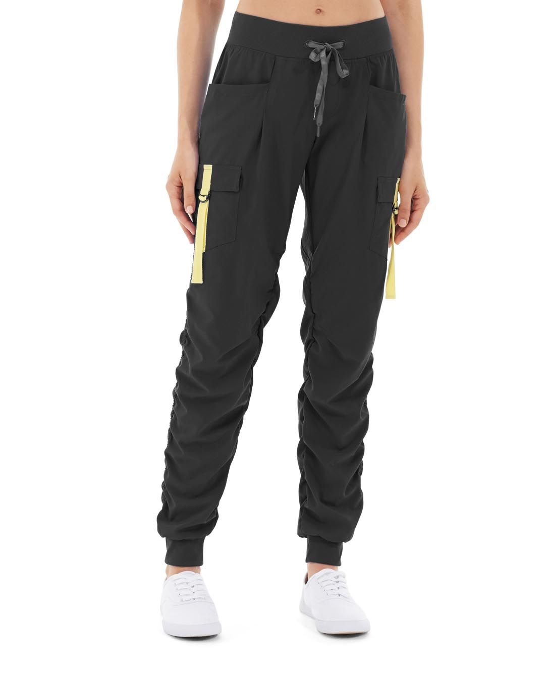 Ida Workout Parachute Pant-28-Black